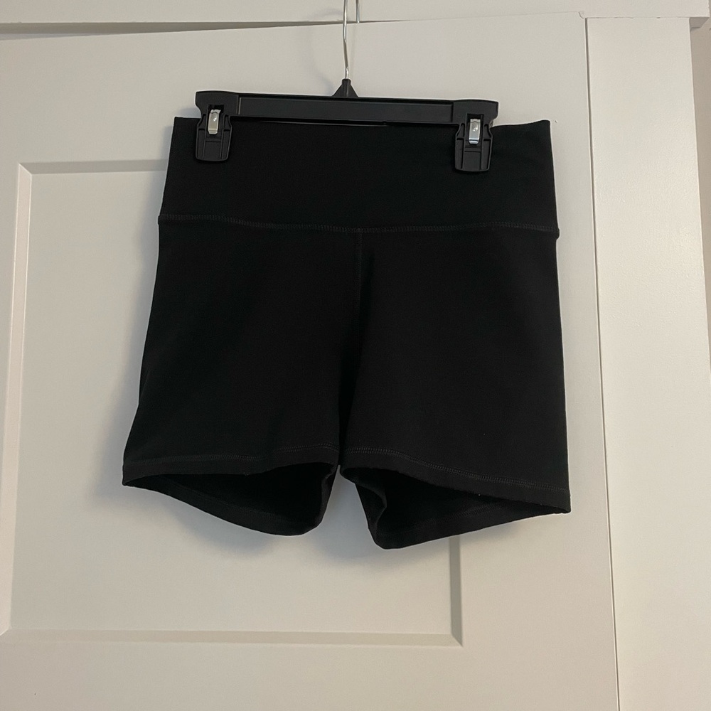 Fabletics spandex athletic black shorts